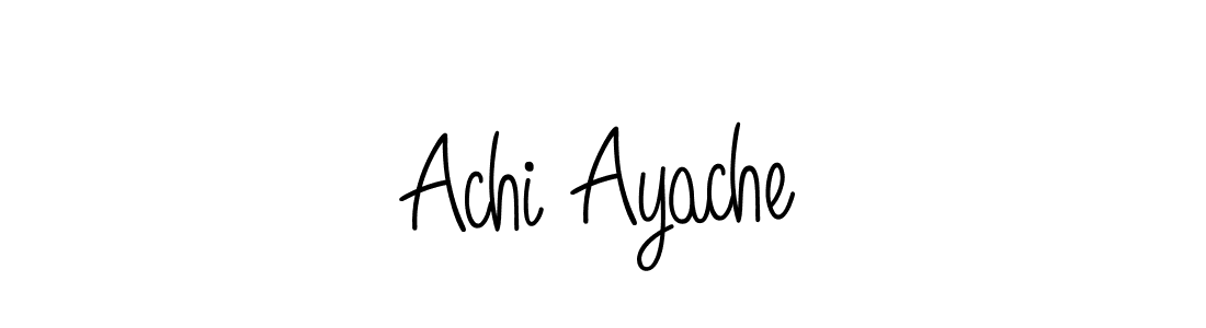 Similarly Angelique-Rose-font-FFP is the best handwritten signature design. Signature creator online .You can use it as an online autograph creator for name Achi Ayache. Achi Ayache signature style 5 images and pictures png