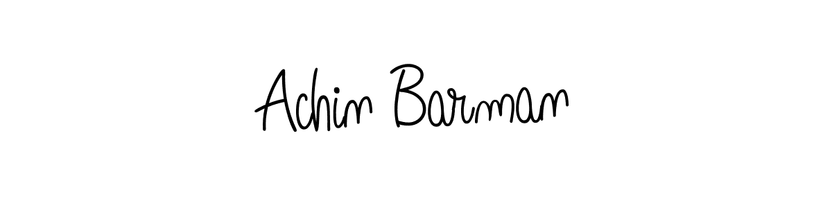 Once you've used our free online signature maker to create your best signature Angelique-Rose-font-FFP style, it's time to enjoy all of the benefits that Achin Barman name signing documents. Achin Barman signature style 5 images and pictures png