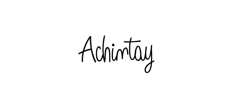 How to make Achintay signature? Angelique-Rose-font-FFP is a professional autograph style. Create handwritten signature for Achintay name. Achintay signature style 5 images and pictures png