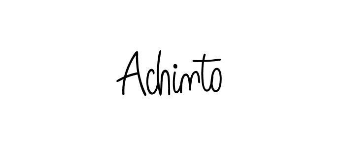 Here are the top 10 professional signature styles for the name Achinto. These are the best autograph styles you can use for your name. Achinto signature style 5 images and pictures png