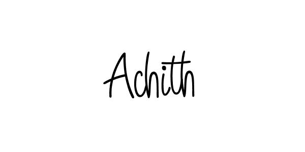 Make a beautiful signature design for name Achith. Use this online signature maker to create a handwritten signature for free. Achith signature style 5 images and pictures png