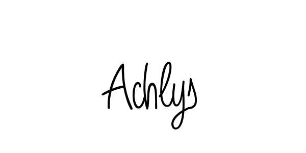 Angelique-Rose-font-FFP is a professional signature style that is perfect for those who want to add a touch of class to their signature. It is also a great choice for those who want to make their signature more unique. Get Achlys name to fancy signature for free. Achlys signature style 5 images and pictures png