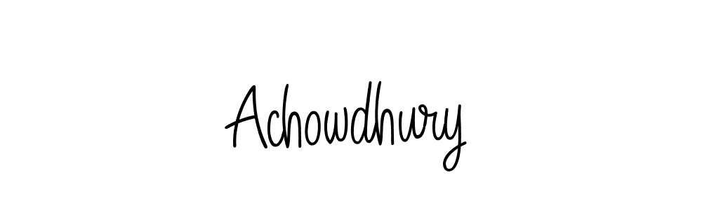 It looks lik you need a new signature style for name Achowdhury. Design unique handwritten (Angelique-Rose-font-FFP) signature with our free signature maker in just a few clicks. Achowdhury signature style 5 images and pictures png