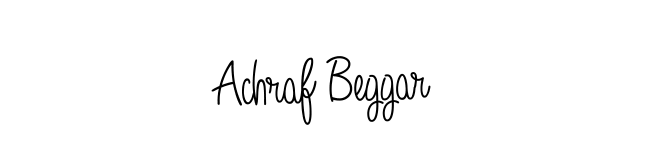 How to make Achraf Beggar signature? Angelique-Rose-font-FFP is a professional autograph style. Create handwritten signature for Achraf Beggar name. Achraf Beggar signature style 5 images and pictures png