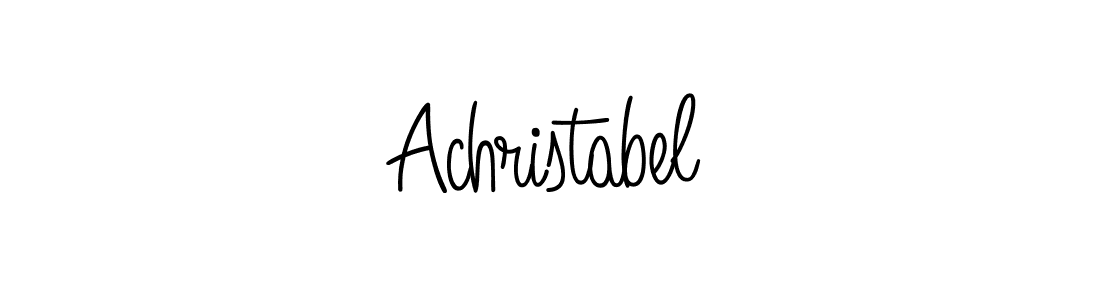 Make a short Achristabel signature style. Manage your documents anywhere anytime using Angelique-Rose-font-FFP. Create and add eSignatures, submit forms, share and send files easily. Achristabel signature style 5 images and pictures png