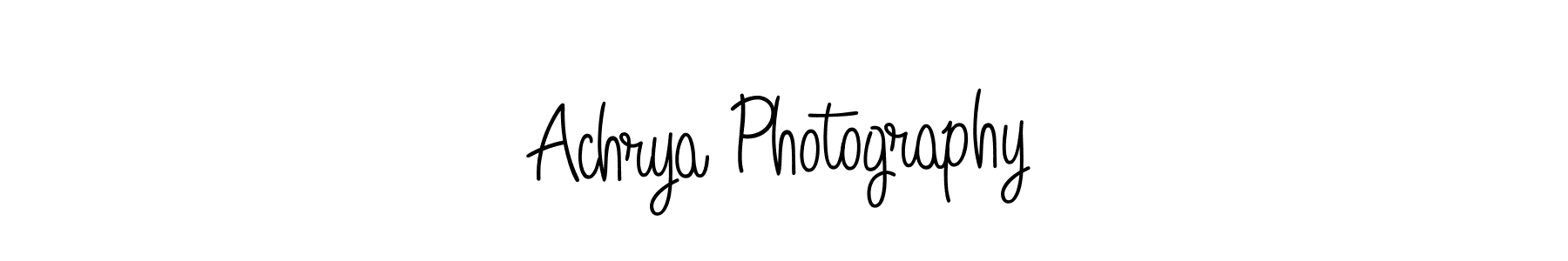 How to make Achrya Photography signature? Angelique-Rose-font-FFP is a professional autograph style. Create handwritten signature for Achrya Photography name. Achrya Photography signature style 5 images and pictures png