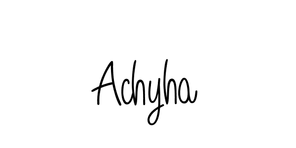 How to make Achyha signature? Angelique-Rose-font-FFP is a professional autograph style. Create handwritten signature for Achyha name. Achyha signature style 5 images and pictures png