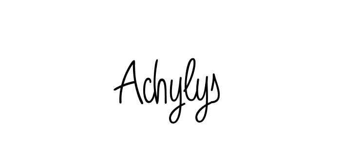 It looks lik you need a new signature style for name Achylys. Design unique handwritten (Angelique-Rose-font-FFP) signature with our free signature maker in just a few clicks. Achylys signature style 5 images and pictures png