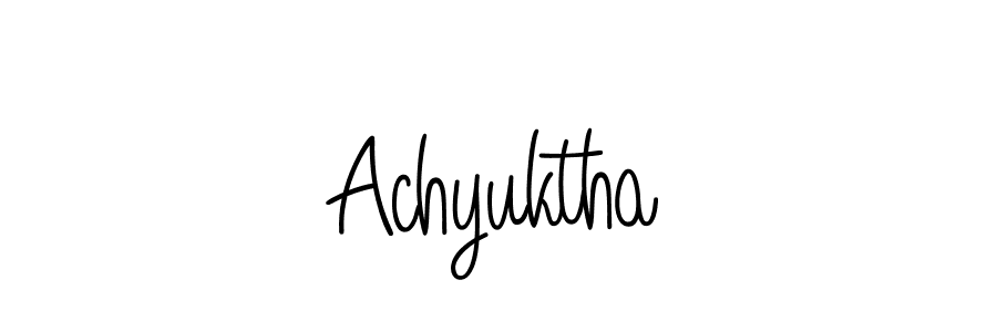 Also You can easily find your signature by using the search form. We will create Achyuktha name handwritten signature images for you free of cost using Angelique-Rose-font-FFP sign style. Achyuktha signature style 5 images and pictures png