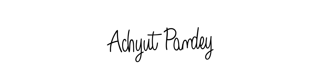 Check out images of Autograph of Achyut Pandey name. Actor Achyut Pandey Signature Style. Angelique-Rose-font-FFP is a professional sign style online. Achyut Pandey signature style 5 images and pictures png