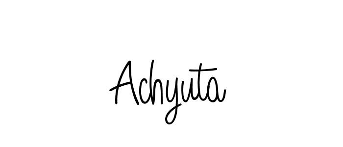 Best and Professional Signature Style for Achyuta. Angelique-Rose-font-FFP Best Signature Style Collection. Achyuta signature style 5 images and pictures png