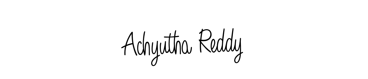 Make a short Achyutha Reddy signature style. Manage your documents anywhere anytime using Angelique-Rose-font-FFP. Create and add eSignatures, submit forms, share and send files easily. Achyutha Reddy signature style 5 images and pictures png