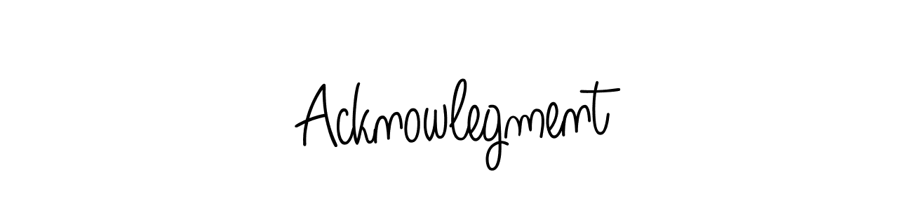 Similarly Angelique-Rose-font-FFP is the best handwritten signature design. Signature creator online .You can use it as an online autograph creator for name Acknowlegment. Acknowlegment signature style 5 images and pictures png