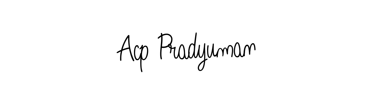 Here are the top 10 professional signature styles for the name Acp Pradyuman. These are the best autograph styles you can use for your name. Acp Pradyuman signature style 5 images and pictures png