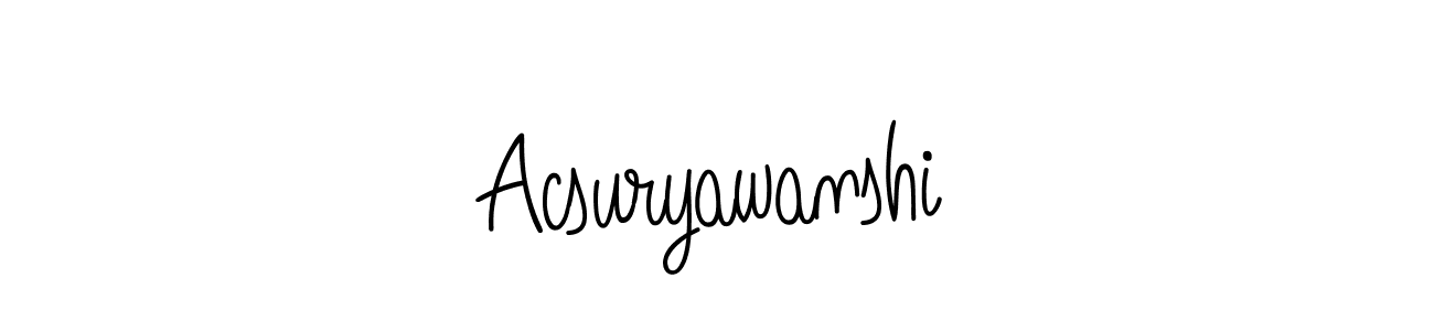 if you are searching for the best signature style for your name Acsuryawanshi. so please give up your signature search. here we have designed multiple signature styles  using Angelique-Rose-font-FFP. Acsuryawanshi signature style 5 images and pictures png