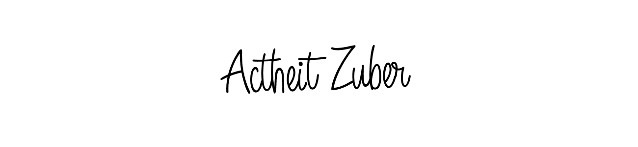Make a beautiful signature design for name Actheit Zuber. Use this online signature maker to create a handwritten signature for free. Actheit Zuber signature style 5 images and pictures png