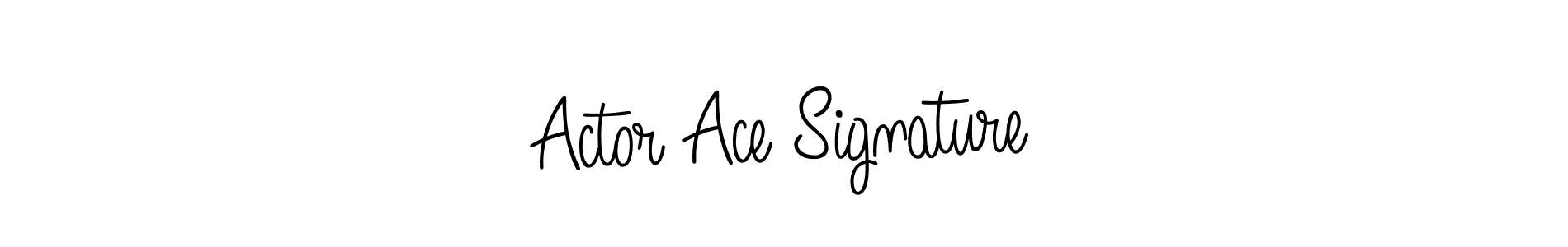 How to Draw Actor Ace Signature signature style? Angelique-Rose-font-FFP is a latest design signature styles for name Actor Ace Signature. Actor Ace Signature signature style 5 images and pictures png