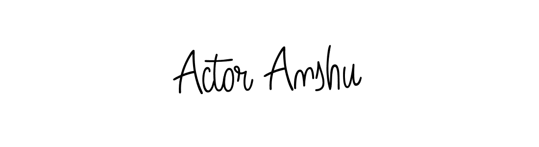 Best and Professional Signature Style for Actor Anshu. Angelique-Rose-font-FFP Best Signature Style Collection. Actor Anshu signature style 5 images and pictures png