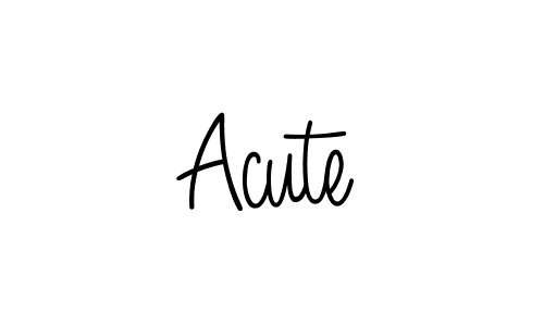 You should practise on your own different ways (Angelique-Rose-font-FFP) to write your name (Acute) in signature. don't let someone else do it for you. Acute signature style 5 images and pictures png