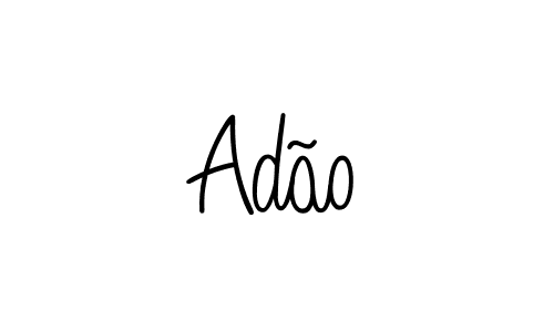 Make a beautiful signature design for name Adão. With this signature (Angelique-Rose-font-FFP) style, you can create a handwritten signature for free. Adão signature style 5 images and pictures png