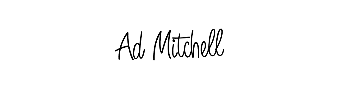 Ad Mitchell stylish signature style. Best Handwritten Sign (Angelique-Rose-font-FFP) for my name. Handwritten Signature Collection Ideas for my name Ad Mitchell. Ad Mitchell signature style 5 images and pictures png