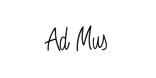 It looks lik you need a new signature style for name Ad Mus. Design unique handwritten (Angelique-Rose-font-FFP) signature with our free signature maker in just a few clicks. Ad Mus signature style 5 images and pictures png