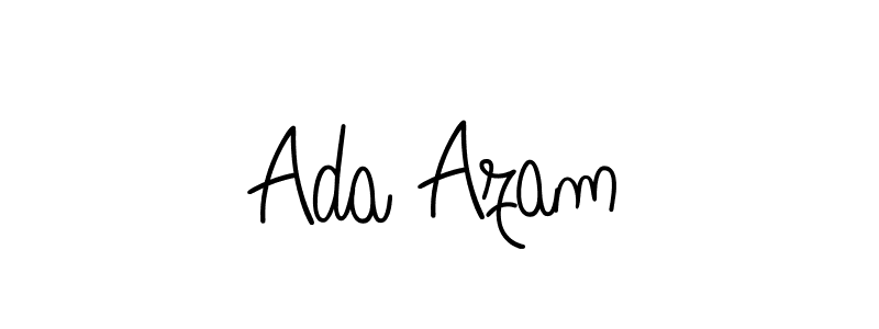 Also You can easily find your signature by using the search form. We will create Ada Azam name handwritten signature images for you free of cost using Angelique-Rose-font-FFP sign style. Ada Azam signature style 5 images and pictures png