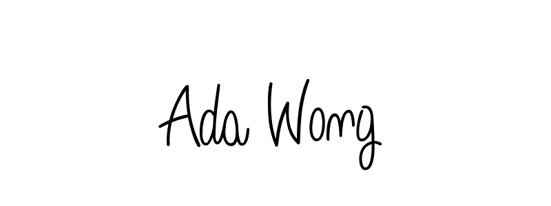 Design your own signature with our free online signature maker. With this signature software, you can create a handwritten (Angelique-Rose-font-FFP) signature for name Ada Wong. Ada Wong signature style 5 images and pictures png