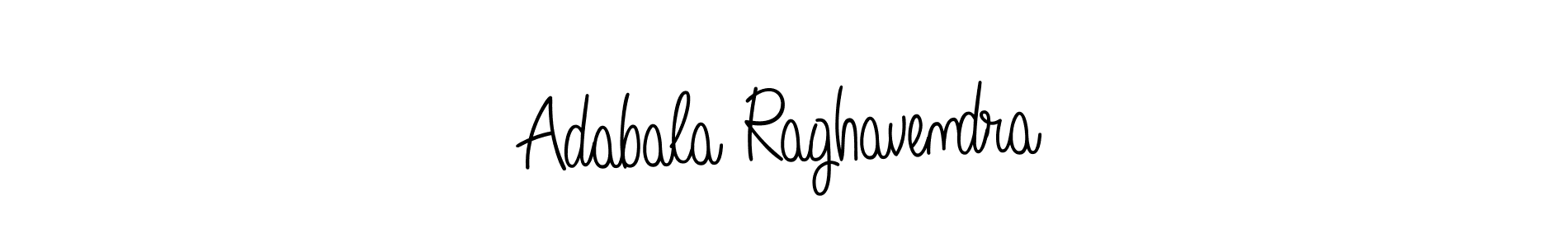 How to make Adabala Raghavendra signature? Angelique-Rose-font-FFP is a professional autograph style. Create handwritten signature for Adabala Raghavendra name. Adabala Raghavendra signature style 5 images and pictures png