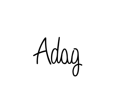 How to make Adag signature? Angelique-Rose-font-FFP is a professional autograph style. Create handwritten signature for Adag name. Adag signature style 5 images and pictures png