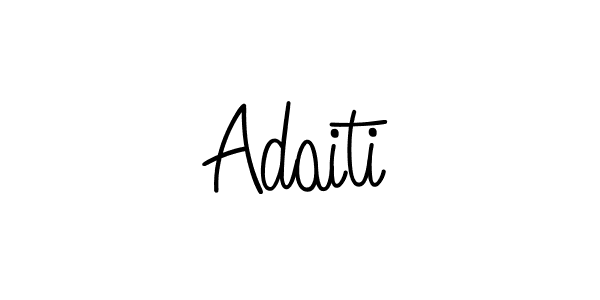 Also we have Adaiti name is the best signature style. Create professional handwritten signature collection using Angelique-Rose-font-FFP autograph style. Adaiti signature style 5 images and pictures png