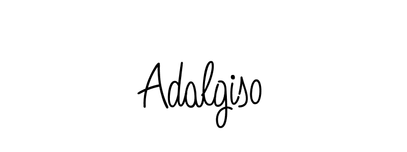 Make a beautiful signature design for name Adalgiso. With this signature (Angelique-Rose-font-FFP) style, you can create a handwritten signature for free. Adalgiso signature style 5 images and pictures png