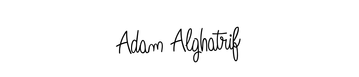 The best way (Angelique-Rose-font-FFP) to make a short signature is to pick only two or three words in your name. The name Adam Alghatrif include a total of six letters. For converting this name. Adam Alghatrif signature style 5 images and pictures png