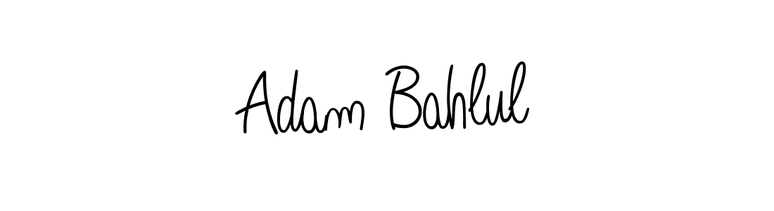 How to make Adam Bahlul signature? Angelique-Rose-font-FFP is a professional autograph style. Create handwritten signature for Adam Bahlul name. Adam Bahlul signature style 5 images and pictures png