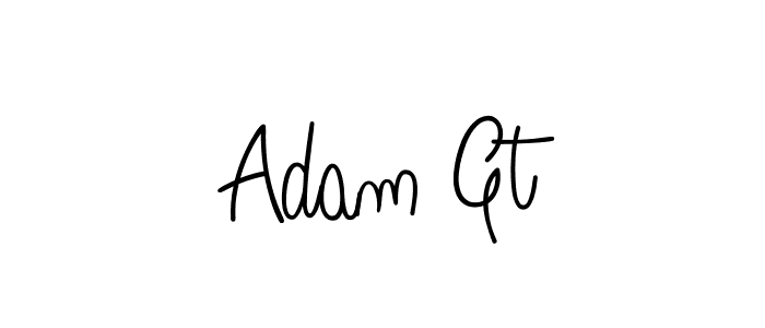 Adam Gt stylish signature style. Best Handwritten Sign (Angelique-Rose-font-FFP) for my name. Handwritten Signature Collection Ideas for my name Adam Gt. Adam Gt signature style 5 images and pictures png