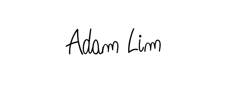 Design your own signature with our free online signature maker. With this signature software, you can create a handwritten (Angelique-Rose-font-FFP) signature for name Adam Lim. Adam Lim signature style 5 images and pictures png