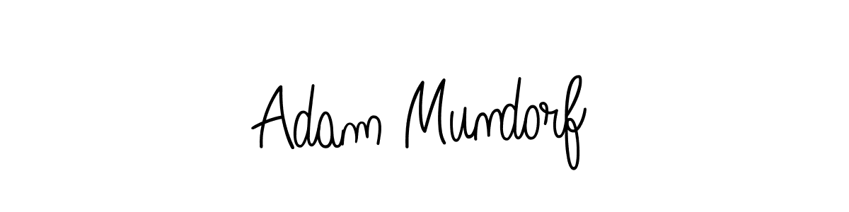 Make a beautiful signature design for name Adam Mundorf. With this signature (Angelique-Rose-font-FFP) style, you can create a handwritten signature for free. Adam Mundorf signature style 5 images and pictures png