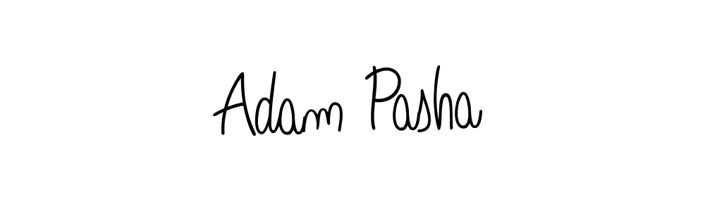 Use a signature maker to create a handwritten signature online. With this signature software, you can design (Angelique-Rose-font-FFP) your own signature for name Adam Pasha. Adam Pasha signature style 5 images and pictures png