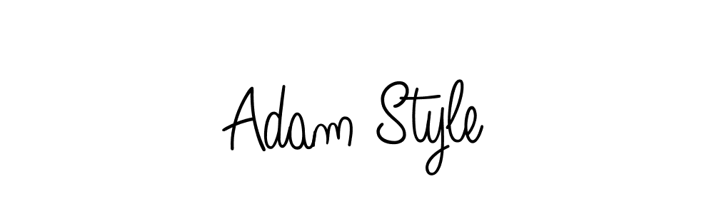 Adam Style stylish signature style. Best Handwritten Sign (Angelique-Rose-font-FFP) for my name. Handwritten Signature Collection Ideas for my name Adam Style. Adam Style signature style 5 images and pictures png