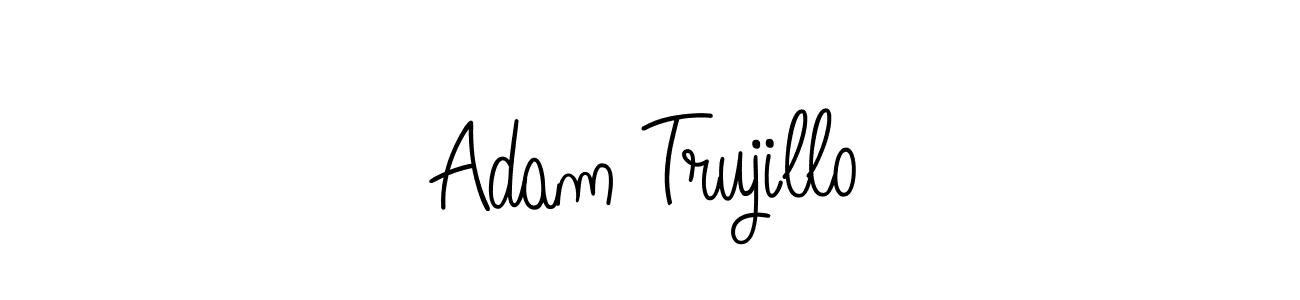 Create a beautiful signature design for name Adam Trujillo. With this signature (Angelique-Rose-font-FFP) fonts, you can make a handwritten signature for free. Adam Trujillo signature style 5 images and pictures png