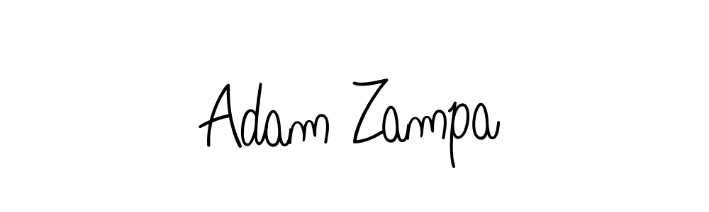 Make a beautiful signature design for name Adam Zampa. With this signature (Angelique-Rose-font-FFP) style, you can create a handwritten signature for free. Adam Zampa signature style 5 images and pictures png