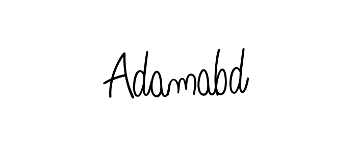 Angelique-Rose-font-FFP is a professional signature style that is perfect for those who want to add a touch of class to their signature. It is also a great choice for those who want to make their signature more unique. Get Adamabd name to fancy signature for free. Adamabd signature style 5 images and pictures png