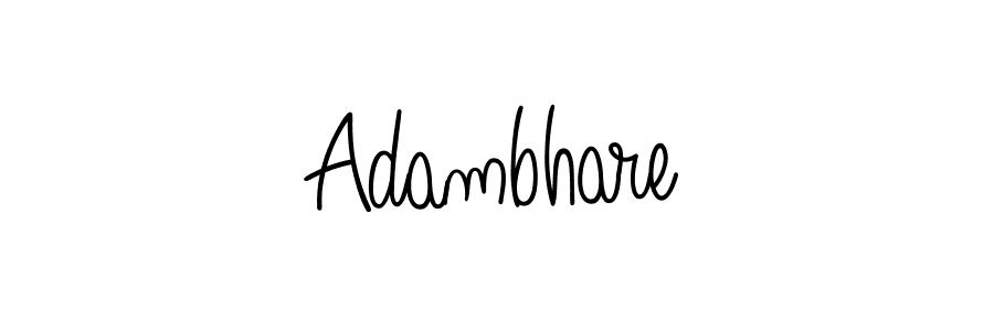 Create a beautiful signature design for name Adambhare. With this signature (Angelique-Rose-font-FFP) fonts, you can make a handwritten signature for free. Adambhare signature style 5 images and pictures png