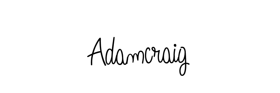 Adamcraig stylish signature style. Best Handwritten Sign (Angelique-Rose-font-FFP) for my name. Handwritten Signature Collection Ideas for my name Adamcraig. Adamcraig signature style 5 images and pictures png