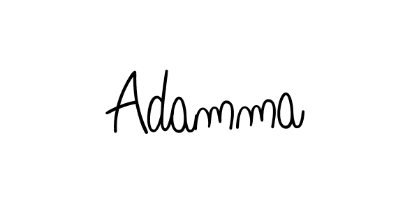 Adamma stylish signature style. Best Handwritten Sign (Angelique-Rose-font-FFP) for my name. Handwritten Signature Collection Ideas for my name Adamma. Adamma signature style 5 images and pictures png