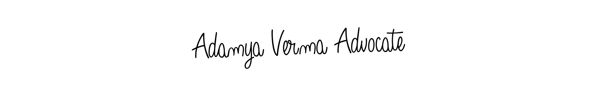 It looks lik you need a new signature style for name Adamya Verma Advocate. Design unique handwritten (Angelique-Rose-font-FFP) signature with our free signature maker in just a few clicks. Adamya Verma Advocate signature style 5 images and pictures png