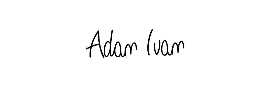 if you are searching for the best signature style for your name Adan Ivan. so please give up your signature search. here we have designed multiple signature styles  using Angelique-Rose-font-FFP. Adan Ivan signature style 5 images and pictures png