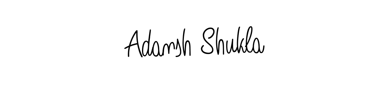 Make a short Adansh Shukla signature style. Manage your documents anywhere anytime using Angelique-Rose-font-FFP. Create and add eSignatures, submit forms, share and send files easily. Adansh Shukla signature style 5 images and pictures png