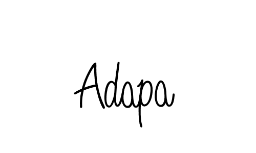 Adapa stylish signature style. Best Handwritten Sign (Angelique-Rose-font-FFP) for my name. Handwritten Signature Collection Ideas for my name Adapa. Adapa signature style 5 images and pictures png
