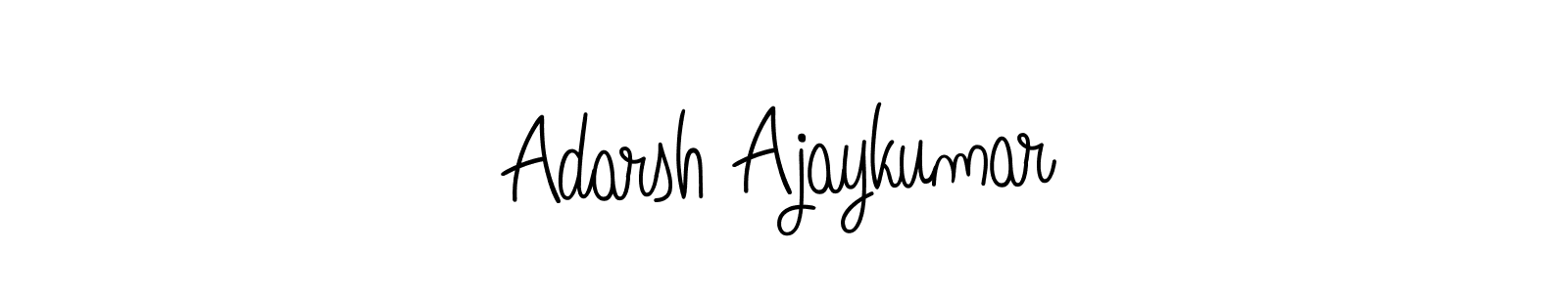 How to make Adarsh Ajaykumar signature? Angelique-Rose-font-FFP is a professional autograph style. Create handwritten signature for Adarsh Ajaykumar name. Adarsh Ajaykumar signature style 5 images and pictures png
